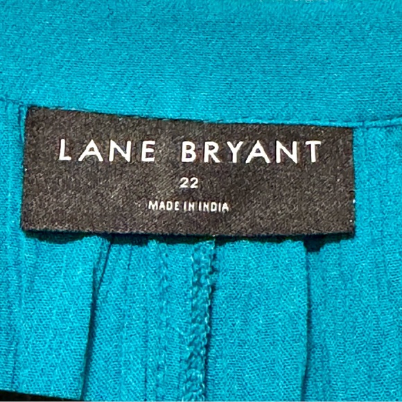 Lane Bryant Long Sleeve Embroidered Peasant Crinkle Blouse Tunic Top - Picture 10 of 12